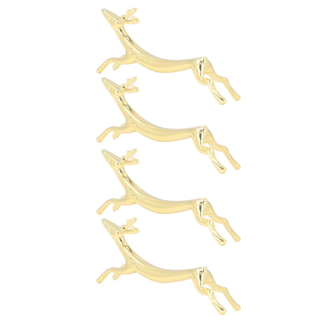 Soporte para palillos dorado, soporte para palillos de 4 piezas, soporte para cucharas con forma de perro más suave, soporte para palillos, valor excepcional