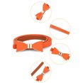 thumbnail image 2 of Skinny Waist Belt Metal Bow-knot No Buckle Thin Belt for Women Orange, 2 of 4