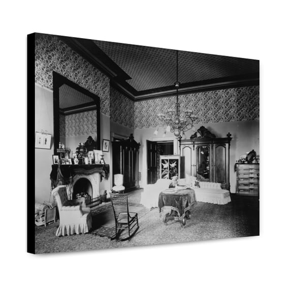 Canvas Print: Bedroom In The White House, Washington, D.C., 1893