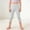 Green, variant on QSAWXQZ Girls' Capri Leggings Elastic Waist Stretch Cropped Soft Casual Pants 8 Years