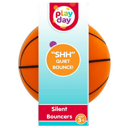 Play Day Silent Basketball, 6 inch