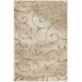 thumbnail image 2 of Rugs.com Botanical Shag Collection Rug – 4' x 6' Light Brown Shag Rug Perfect For Living Rooms, Large Dining Rooms, Open Floorplans, 2 of 9