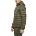 thumbnail image 3 of Men's Tommy Hilfiger Hooded Puffer Jacket Color: Navy White Colorblock Size: XL, 3 of 4