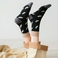 thumbnail image 2 of IROINID Chaussettes Cheville pour Femmes Hiver Chaussettes en Polaire Corail Tube Moyen Bas Rétro, 2 of 5