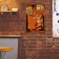 thumbnail image 4 of Placa De Chica Con Pin, Placa De Letrero De Estaño De Metal Para Bar, Pub, Club, Garaje, Pared, Decoración Del Hogar Likrtyny Arte Deco, 4 of 8