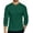 Dark Green, variant on COOFANDY Mens Long Sleeve Henley Shirts Classic Fashion Casual Basic Tops Soft Stretch Fall Thermal Pullover