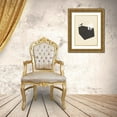 thumbnail image 3 of Green, Jacob 15x18 Gold Ornate Wood Framed with Double Matting Museum Art Print Titled - Steel Sequin with Bird I, 3 of 4