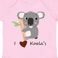 thumbnail image 4 of Inktastic I heart Koalas Boys or Girls Baby Bodysuit, 4 of 5
