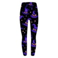 thumbnail image 5 of Neewe Halloween Women's Printed High Waisted Leggings for Women-Soft Athletic Tummy Control Pants for Running Yoga Workout Reg & Plus Size, 5 of 6
