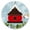 Birdhouses, variant on Current Every Heart Seals - Set of 72 Holiday Stickers, 1.5 inches Diameter, for Cards, Presents, and Crafts, Christmas Stationery