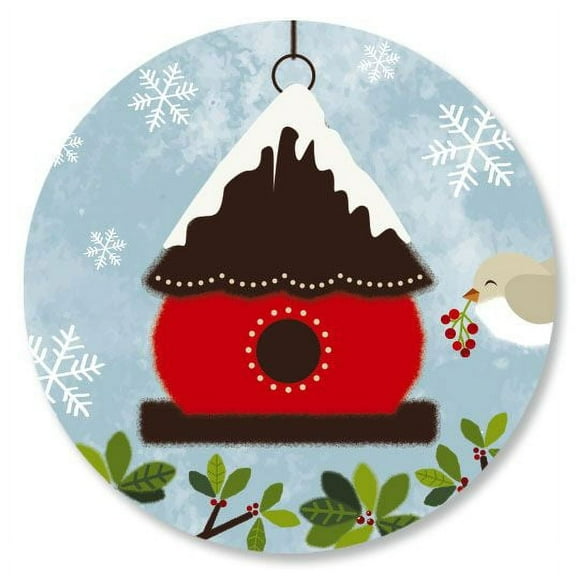 Current Sweet Birdhouses Seals - Set of 72 Holiday Stickers, 1.5 inches Diameter