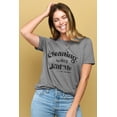 thumbnail image 2 of Cleaning Won't Kill Me But Why Risk It? Women's Fashion Relaxed T-Shirt Tee Heather Gray X-Large, 2 of 3