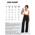 thumbnail image 3 of NELEUS Womens 31" Wide Leg Pants Athletic Yoga Leggings Casual Sweatpants Stretch Dress with Pockets,Navy Blue,US Size S, 3 of 11