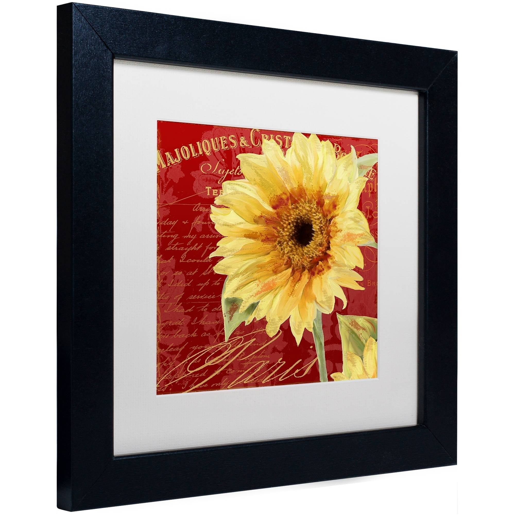 Trademark Fine Art "Ete III" Canvas Art by Color Bakery White Matte, Black Frame