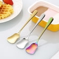 thumbnail image 6 of Stainless Steel Ice Tongs 5.3 Inch Stainless Tea Sugar Stirring Tongs Perfect For Cold Drinks Desserts Parties Colorful Handle Serving Utensil, 6 of 9