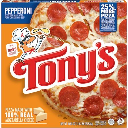 Tonys Pizzeria Style Pizza Pepperoni  18.56 Ounce -- 16 per case