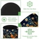 thumbnail image 2 of Organizador de escritorio compacto con portalápices - Juego de accesorios de escritorio para estudio de maquillaje y arte, diseño de plantas estrelladas, 2 of 5