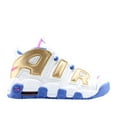 thumbnail image 2 of Kids Nike Air More Uptempo GS White Fuchsia Blast Metallic Gold Racer, 2 of 6