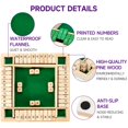 thumbnail image 3 of Juego de dados Shut The Box Kiapeak de madera para 1-4 jugadores, 3 of 7