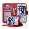 thumbnail image 1 of [PST] iPhone 5 / 5S Case, Leather Magnetic Card Slot Wallet Folio Flip Case Cover, 1 of 6