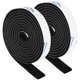 thumbnail image 1 of Tiras de fieltro PremiFix, 1,3 x 152 cm, color negro, paquete de 2 rollos con adhesivo, 1 of 7