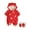 Z10-Red, variant on Baby Boy Girls Winter Warm Rompers Footies Romper Hooded Fleece Jumper for Baby Jumpsuit Blue,3-6 Months