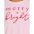 thumbnail image 2 of Holiday Time Short Sleeve Crew Neck Christmas Graphic T-Shirt (Women's), 2 of 5