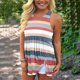 thumbnail image 2 of Moda Mujer Causal Cuello Redondo Blusa Estampada Sólida Camiseta Sin Mangas Verano Tank Tops Fridja  gh1606, 2 of 6