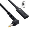 thumbnail image 1 of Type-C PD Induction Charging Cable Notebook Ultrabook DC Power Adapter Male Power Charging Cable, 1 of 9