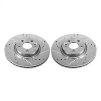 Power Stop EBR1000XPR Evolution Drilled & Slotted Rotors -Front