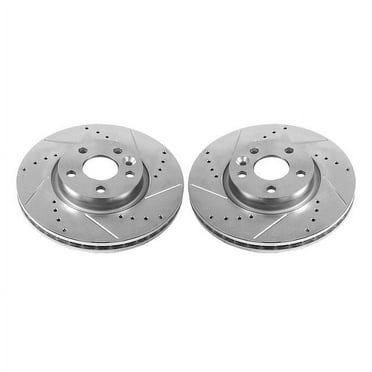Power Stop EBR1000XPR Evolution Drilled & Slotted Rotors -Front
