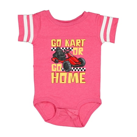 

Inktastic Go Kart Funny Go Karting Gift Baby Boy or Baby Girl Bodysuit