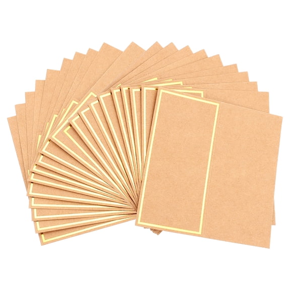50 Pack Blank Place Cards for Parties, Banquets, Weddings - Reserved Seating Cards, Table Name Signs, White Cards
