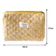 thumbnail image 3 of Bolsa de cosméticos acolchada, de algodón estampada a la moda, suave para el trabajo (sonrisa amarilla) Ehuebsd Para Estrenar, 3 of 8