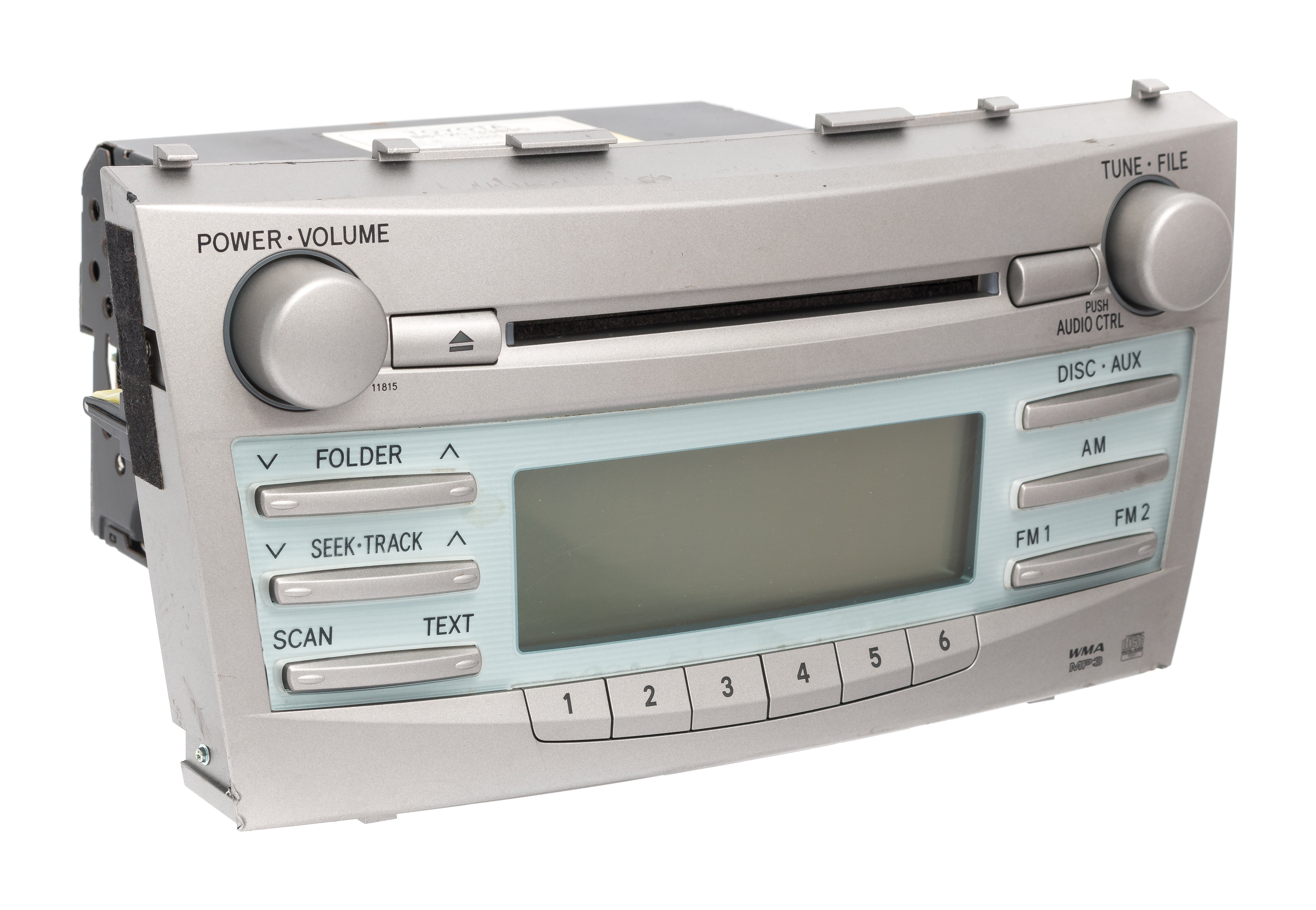 Restored 20072009 Toyota Camry AM FM Radio MP3 CD Player Face 11815 Model ID 8612033890 (Refurbished)