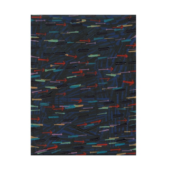 Canvas Wall Art - Jodi Fuchs 'Forward I' Wall Art for Living Room, Bedroom, or Office Décor by Trademark Fine Art - 14 x 19 Inches