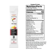 (3 pack) CELSIUS On The Go Energy Drink Mix, Cranberry Lemon (14 Stick Pack)