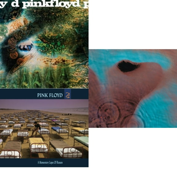Saucerful Of Secrets (Mono/180G) & Momentary Lapse Of Reason (180G/Gatefold) (2016 Version) & Meddle (180G/Gatefold/2016 Version) [LP Vinyl Bundle]