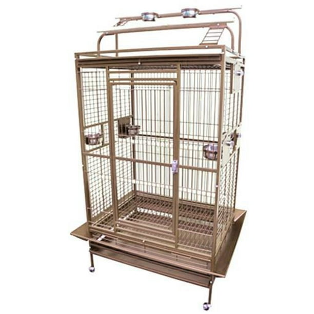 Kings Cages 8003628 Play Pen Bird Cage. (Sandstone.)