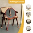 thumbnail image 6 of Flyshop 8PCS Durable Rectangle Chair Leg Caps with Felt Pads Prevent Scratches Reduce Noise Protective Caps Felt Furniture Pads Floor Protectors, Light Brown, Large: 40 to 50mm x 30 to 40mm (L x W), 6 of 6