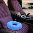 thumbnail image 5 of 1 Pcs Donut Cushion Seat,Blue Inflatable Cushion,Round Hemorrhoid Seat Pillow,Portable Wheelchairs Seat Cushion with Air Pump,for Home Office Chair Wheelchair Car 15Inch, 5 of 7