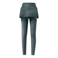 thumbnail image 3 of ZhiZhuang Skorts for Woman with Leggings Women's Cotton Comfort High Waisted Leggings with Mini Skirt, 3 of 5