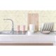 thumbnail image 4 of Geometric stripe self adhesive wallpaper for furniture gold white 45x500cm, 4 of 4