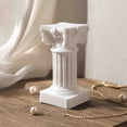 thumbnail image 3 of Set of 3 Resin Roman Column Candle Holders, Corinthian Style Pillars with 3 assorted Sizes for Home Decor, Wedding Props, Photography Use and Decorative Indoor Pedestals, 3 of 7