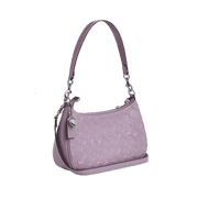 Coach Teri Shoulder Bag In Signature Leather With Heart Charm