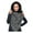 Black, variant on Fashion Button Soft Hood Scarf Women Winter Shawl Printing Button Soft Wrap Casual Warm Scarves Shawls Bib for Fall Winter (Black,One Size)