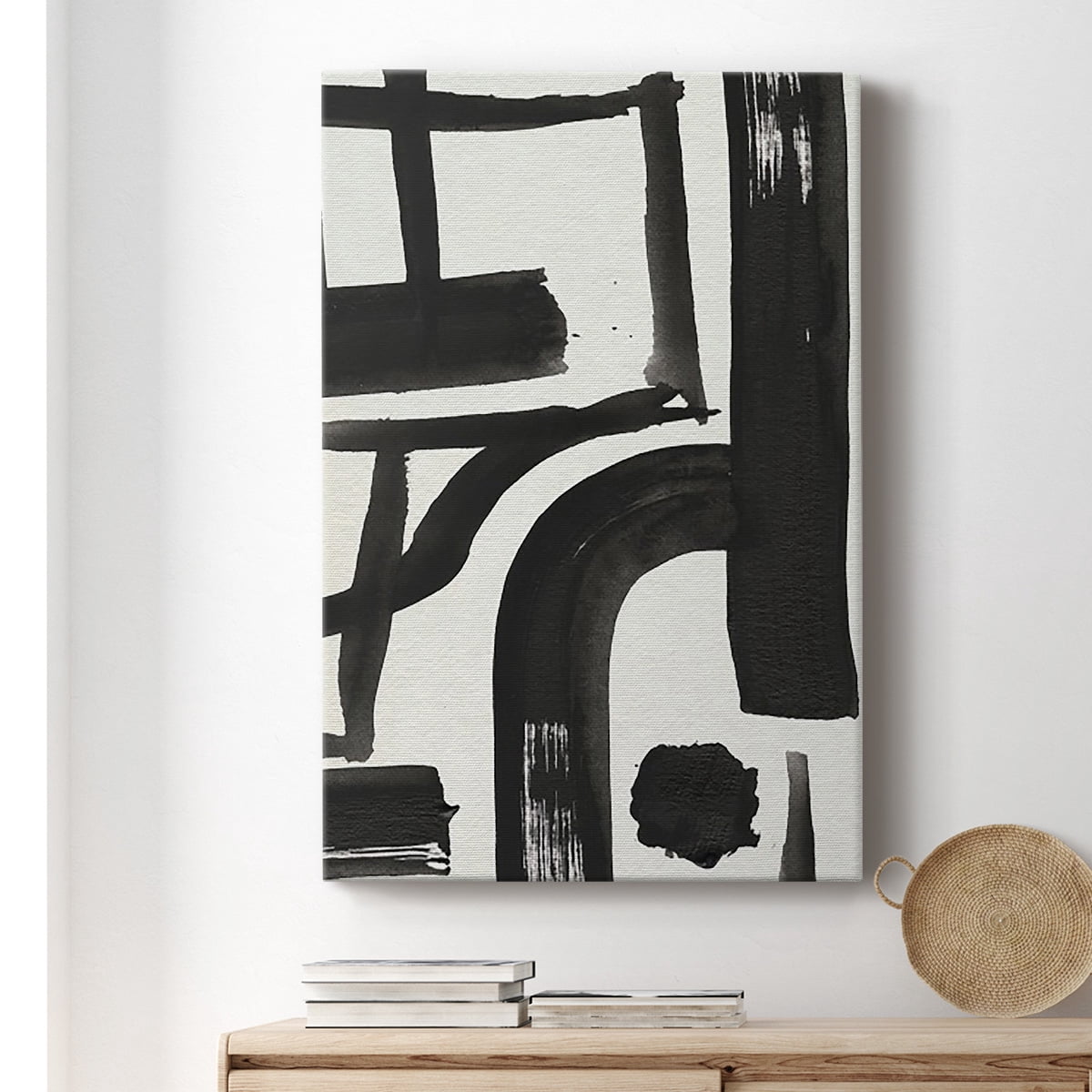 Inkwell Intersect I Premium Gallery Wrapped Canvas - Ready to Hang