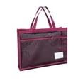 thumbnail image 2 of JZCHUNTOY Mesh A3 Art Storage Tote Bag 1 Piece, Large Capacity Portable Handheld Zipper Pouch, Durable Water Resistant Document Organizer Bag, Suitable for Drawing Supplies Painting Tools Storage, 2 of 6