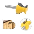 thumbnail image 4 of 8mm Shank High Hardness Milling Cutter Effective Woodworking Router Bit Cutter for Home Window Cabinet Woodworking Texturing Grooving, 4 of 9