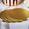 thumbnail image 2 of REJODA-3 Inch Cake Boards, 100pcs Mini Round Cake Cardboard for Mousse Cupcake, Cake Dessert, Cake Decorating, Gold., 2 of 4